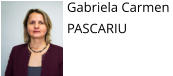 Gabriela Carmen  PASCARIU